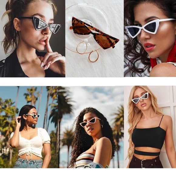 Free People Accessories - Free People Cat Eye Triangle Sunglasses